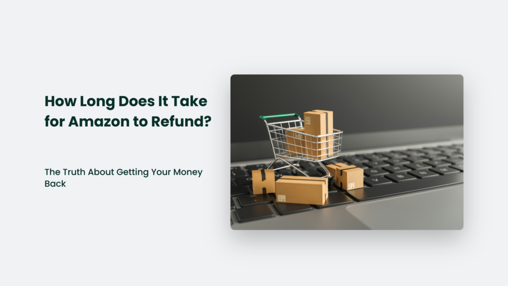 Image Of A Miniature Shopping Cart Filled With Boxes On A Laptop Keyboard, Highlighting The Process Of Getting An Amazon Refund. Wondering About Refund Time? Rest Easy Knowing The Money Back Process Is Seamless, Keeping Your Online Shopping Worry-Free.