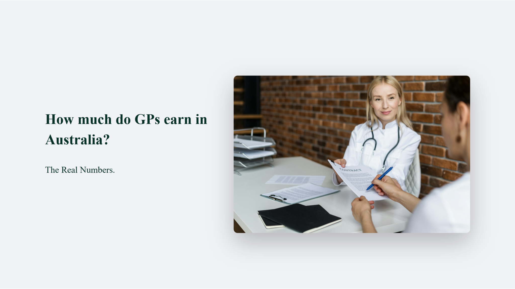 How Much Do GPs Earn In Australia? The Real Numbers CJ&CO