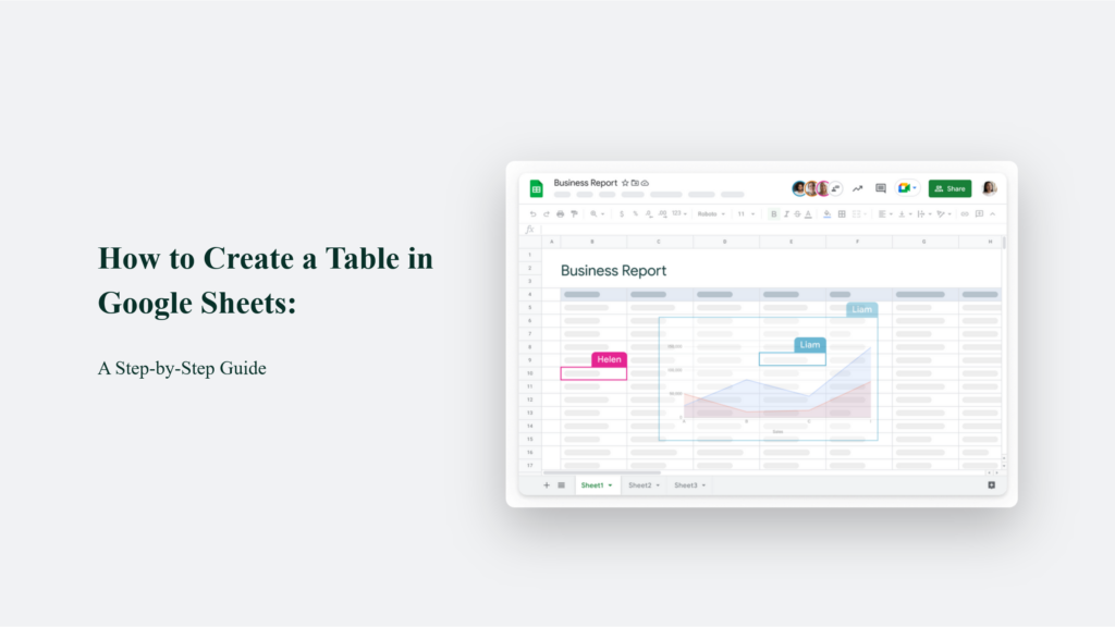 How To Create A Table In Google Sheets: A Step-By-Step Guide How To Create A Table In Google Sheets