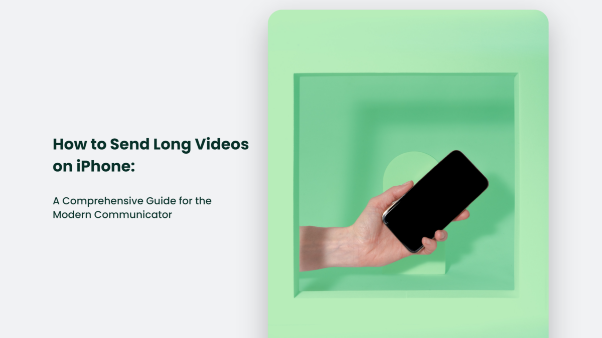 how to send a long video via email from iphone