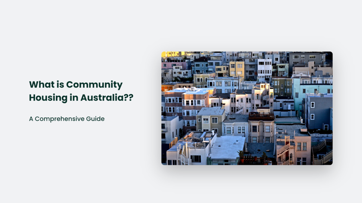 What Is Community Housing In Australia